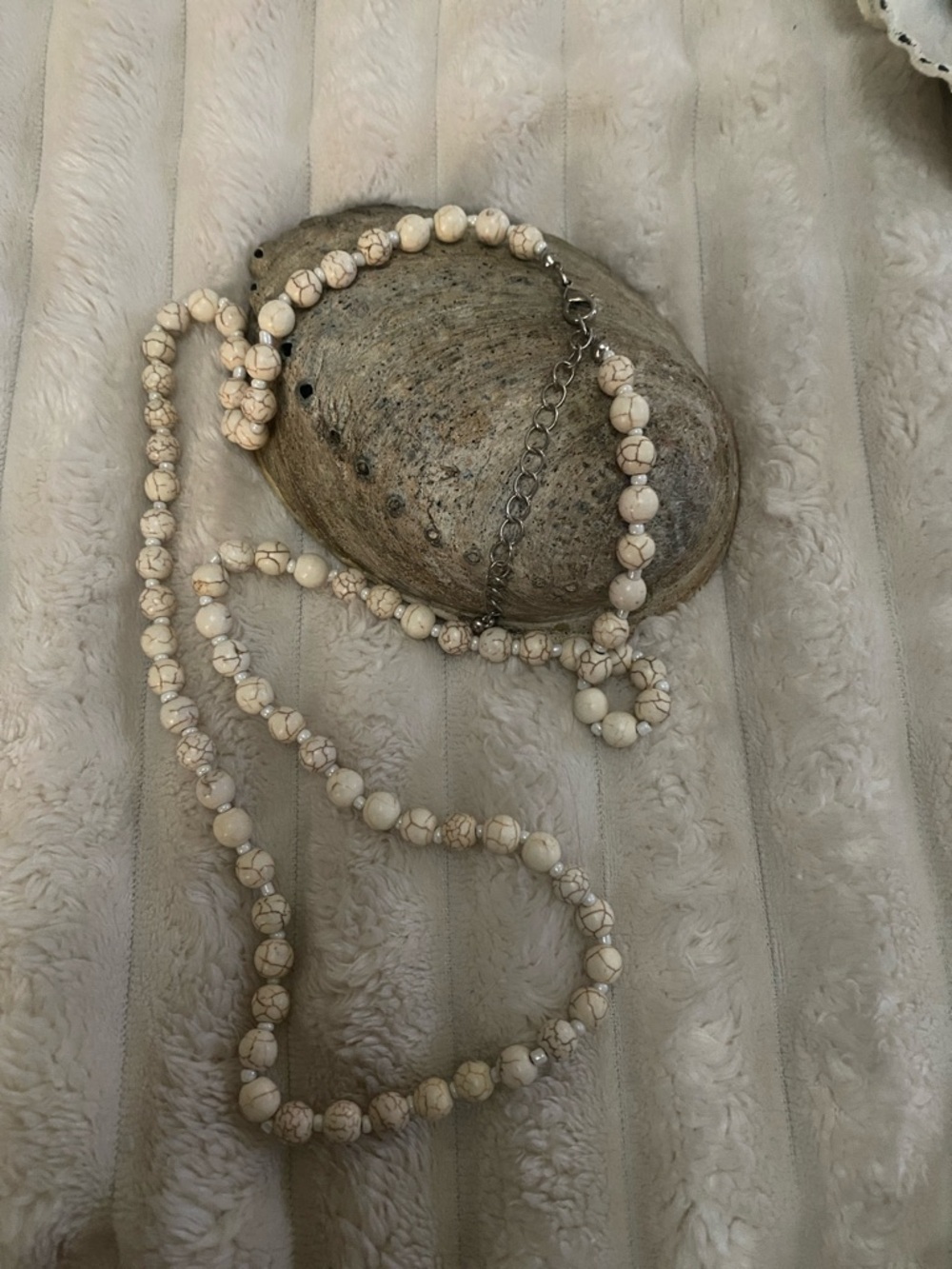 Beautiful long beaded necklace